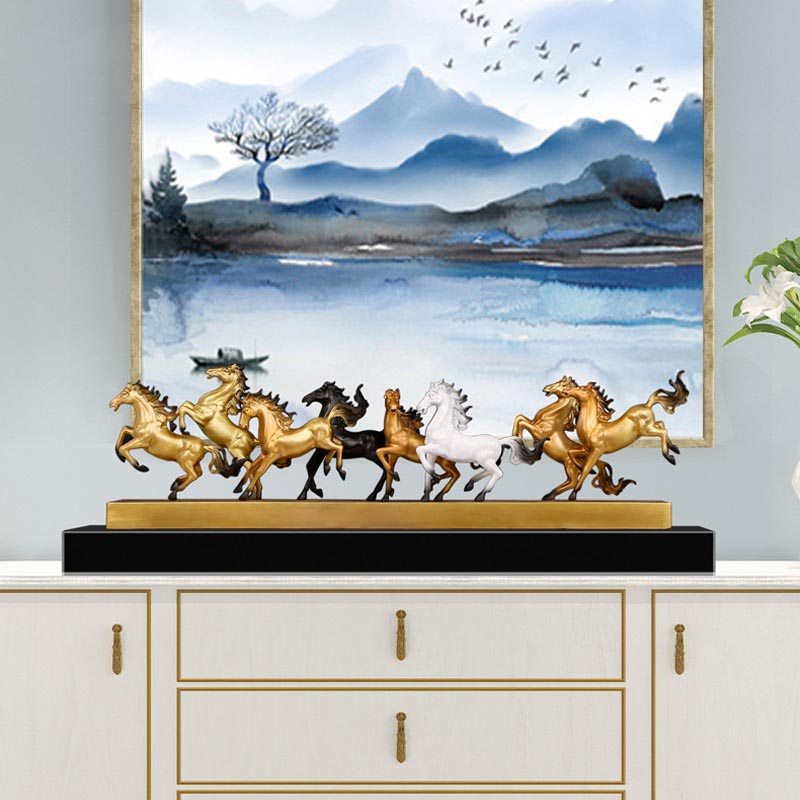 Bộ bát mã trang trí