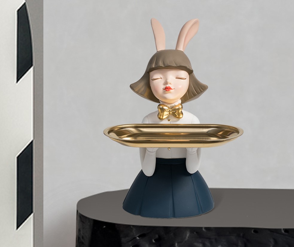 decor de ban co gai bung khay