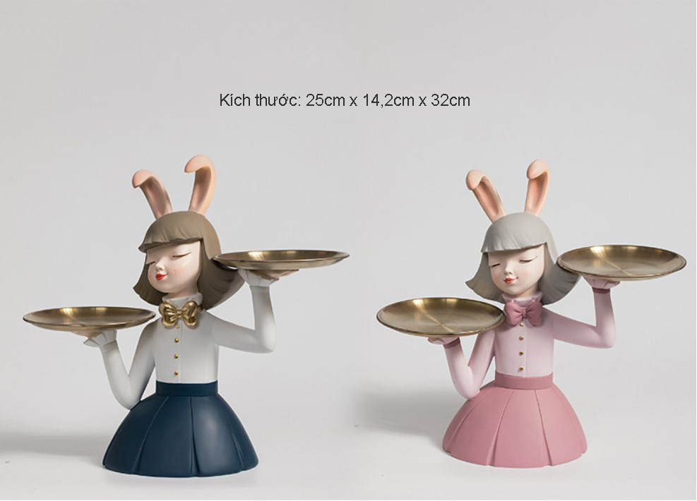 decor de ban co gai bung khay