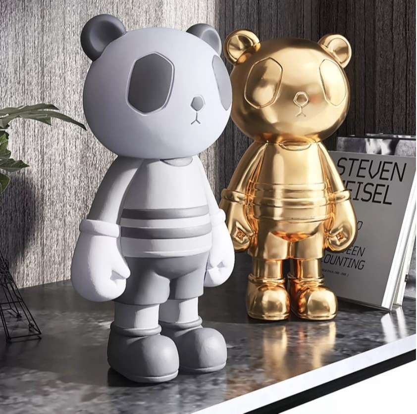 decor de ban gau panda trang tri