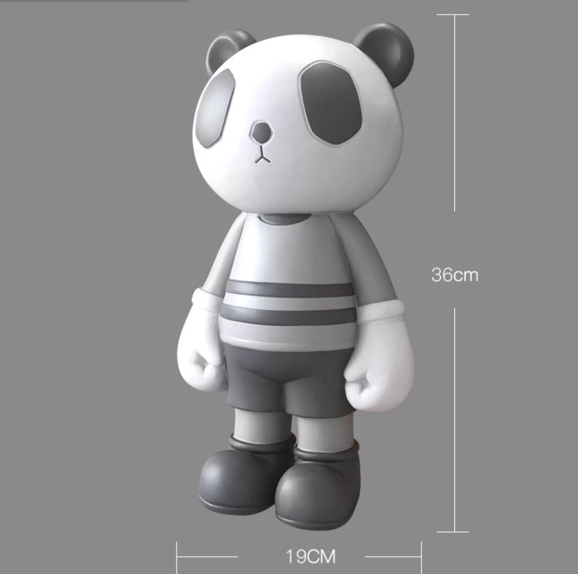 decor de ban gau panda trang tri