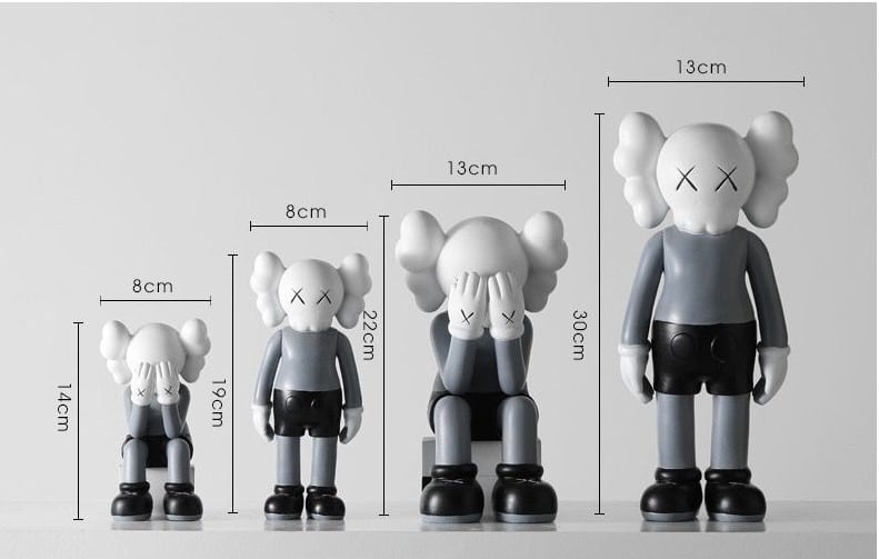 mo hinh gau kaws decor