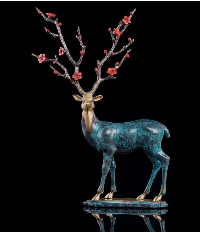 Cặp hươu hoa anh đào