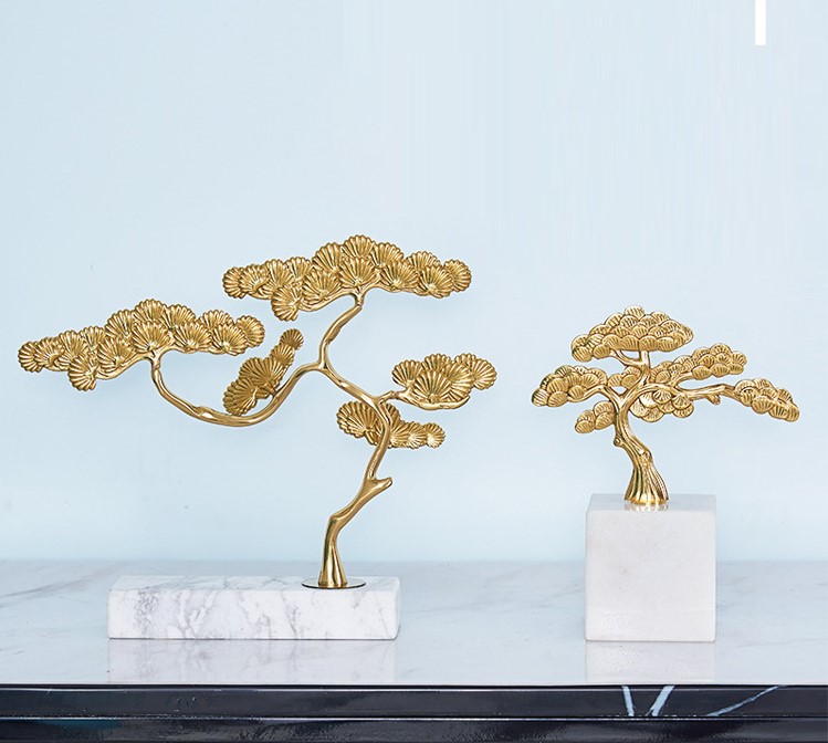 decor de ban cay kim tien dong