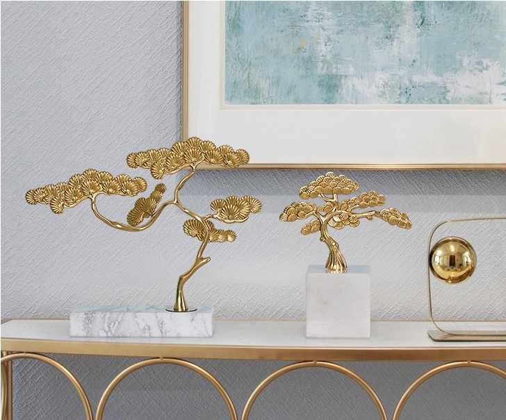 decor de ban cay kim tien dong