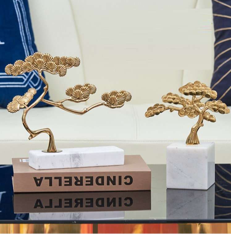 decor de ban cay kim tien dong