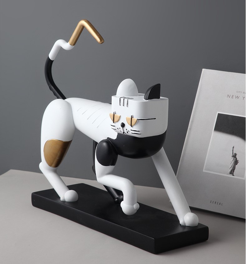 decor de ban meo robot