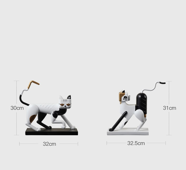 decor de ban meo robot