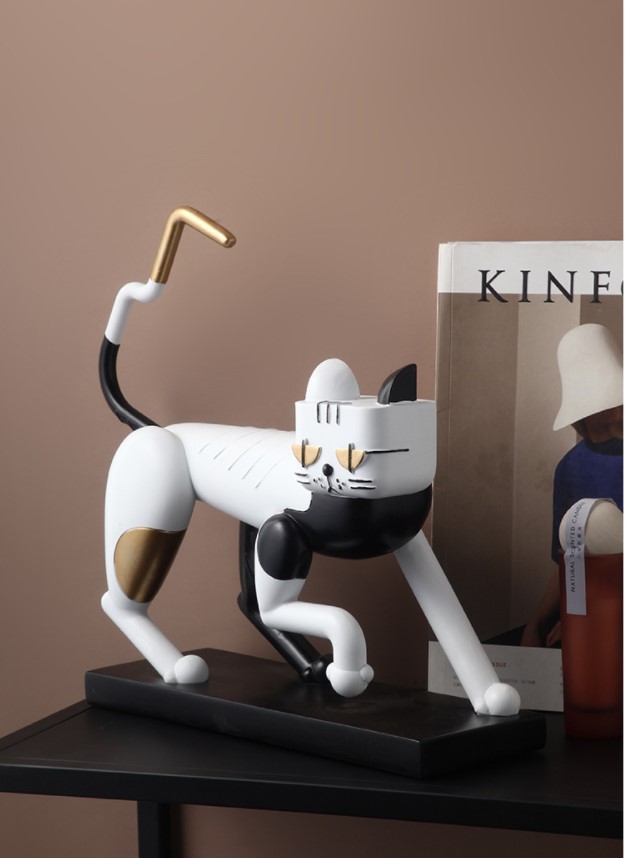 decor de ban meo robot