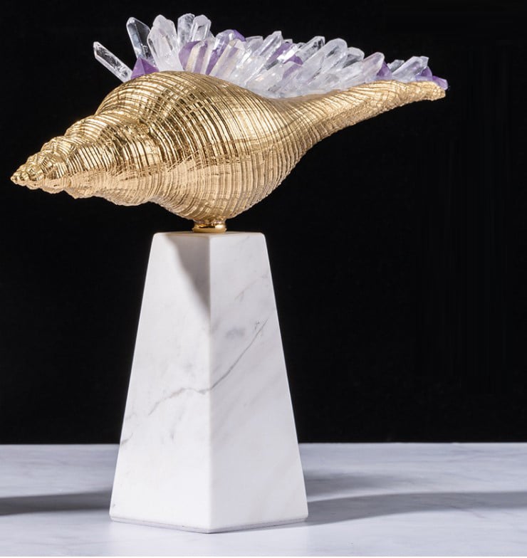 decor de ban oc dong da cam thach