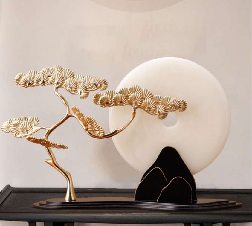 decor de ban cay kim kien dong dieu