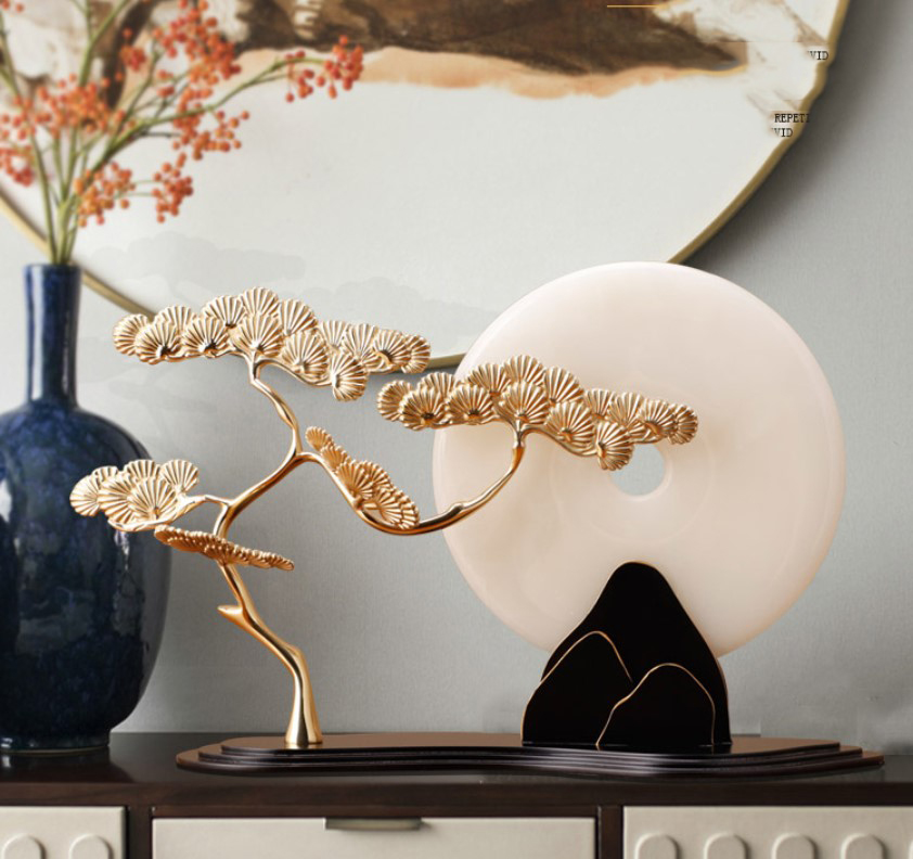 decor de ban cay kim kien dong dieu