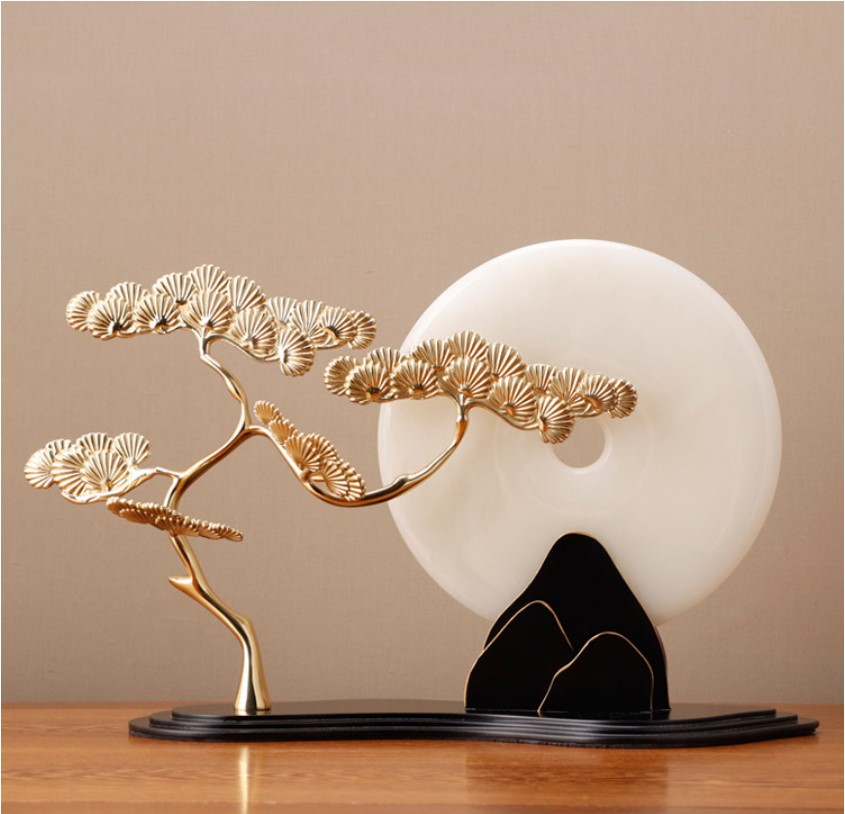 decor de ban cay kim kien dong dieu