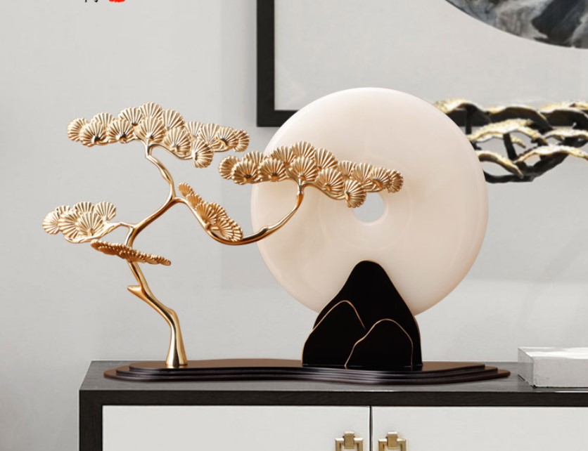 decor de ban cay kim kien dong dieu