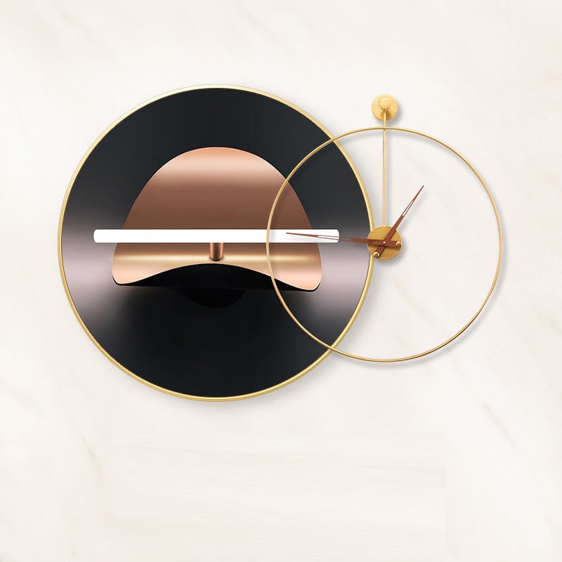 dong ho treo tuong khong so ket hop tranh