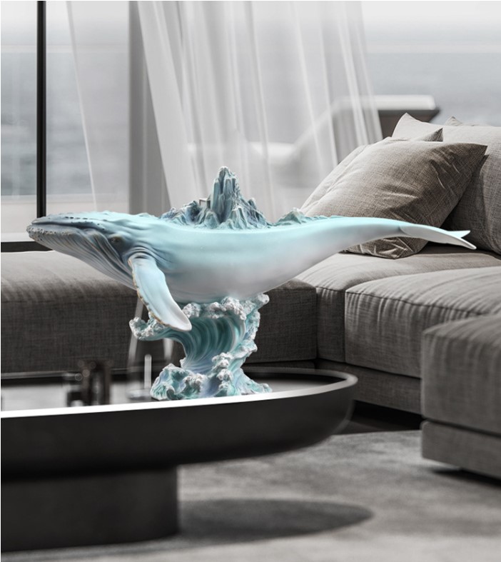 Tượng cá voi phong thủy