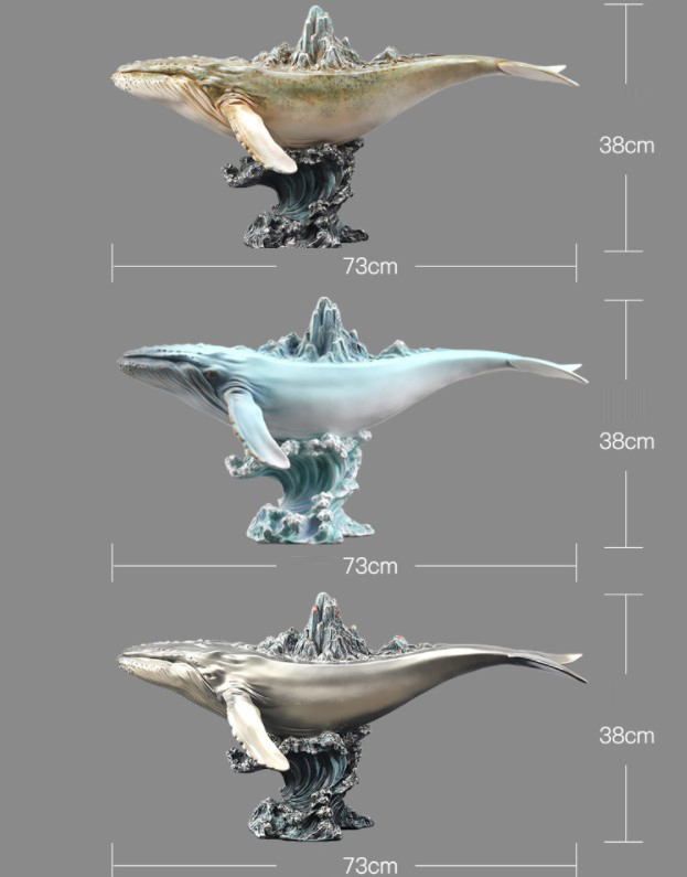 Tượng cá voi phong thủy