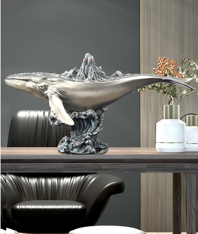 Tượng cá voi phong thủy