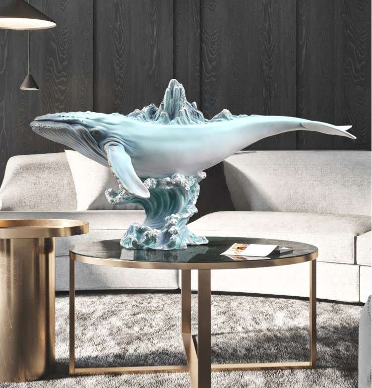 Tượng cá voi phong thủy