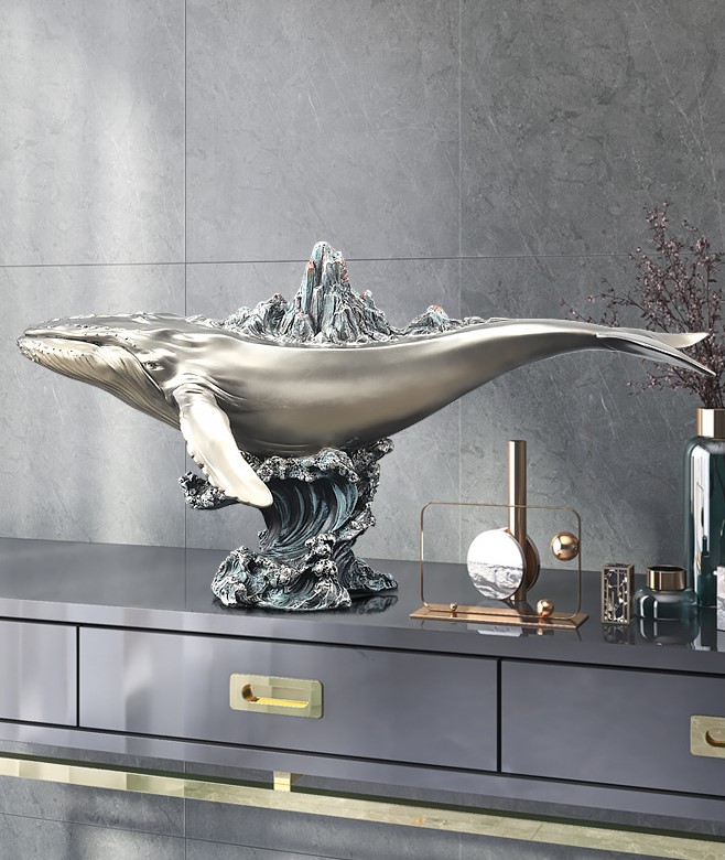 Tượng cá voi phong thủy