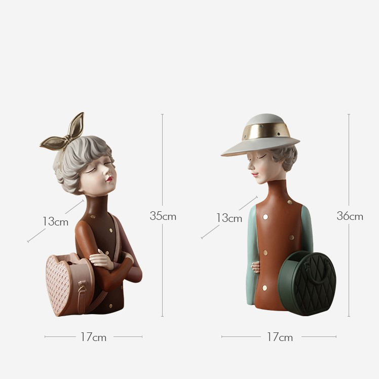 decor de ban tuong co gai trang tri