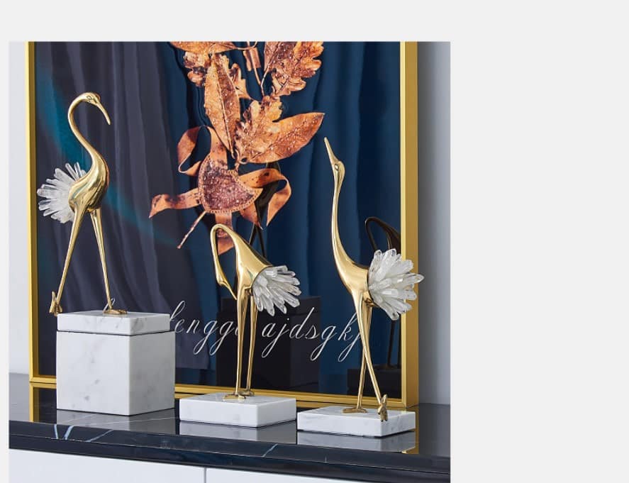 Hạc phong thủy để bàn