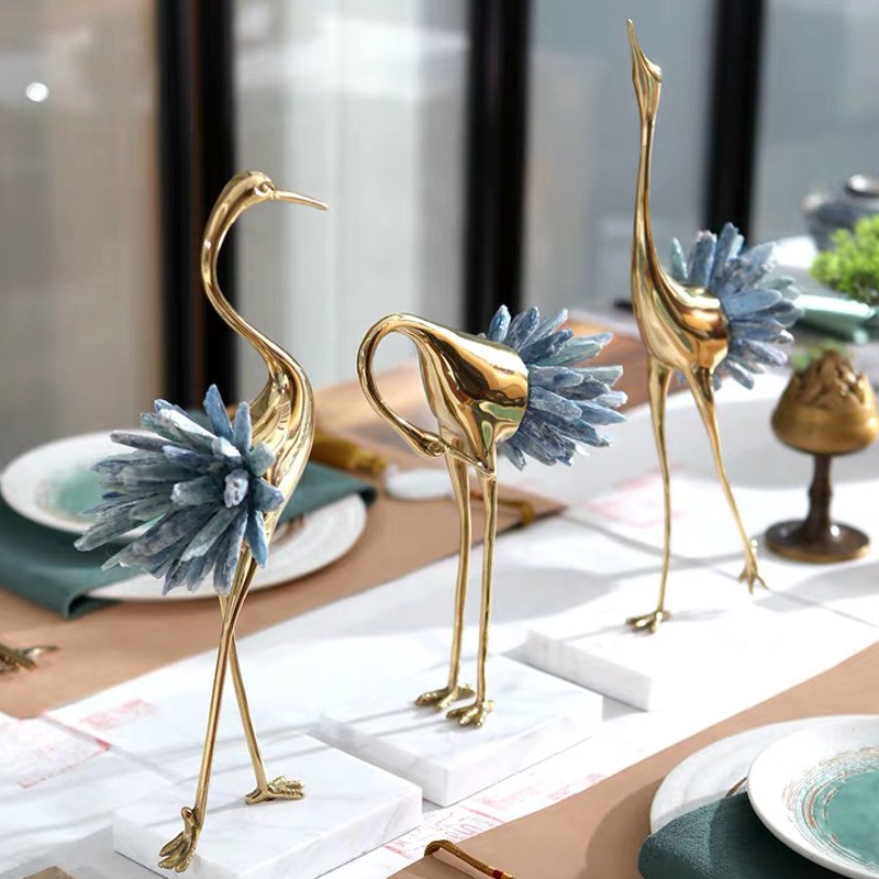 Hạc phong thủy để bàn