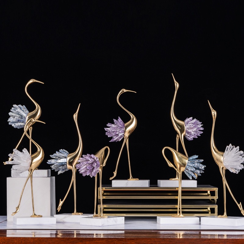 Hạc phong thủy để bàn