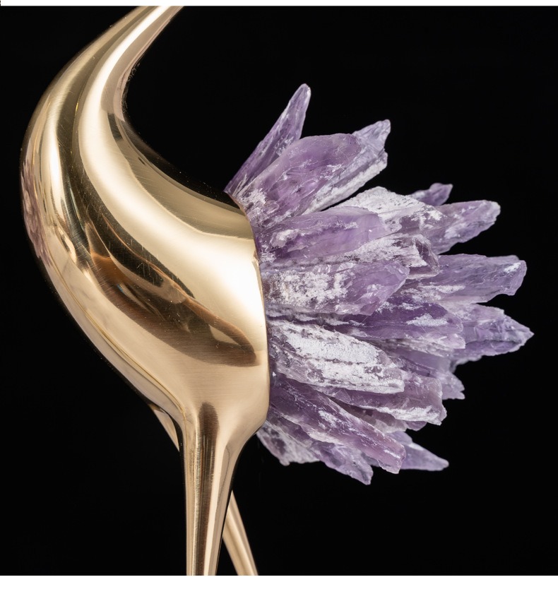 Hạc phong thủy để bàn