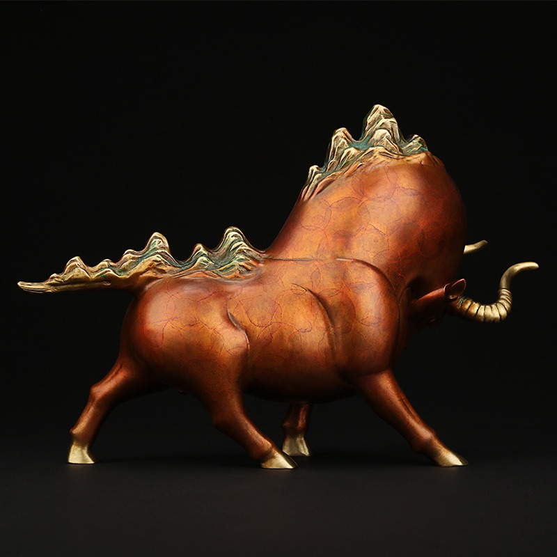 Tượng bò tót phố wall phong thủy