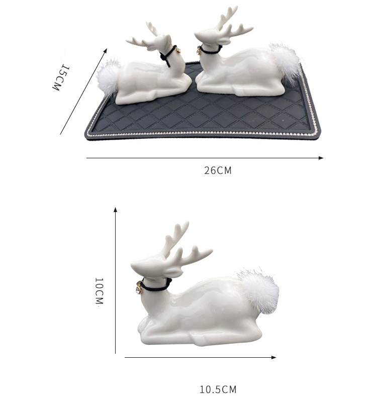 Cặp hươu tài lộc trang trí Taplo oto