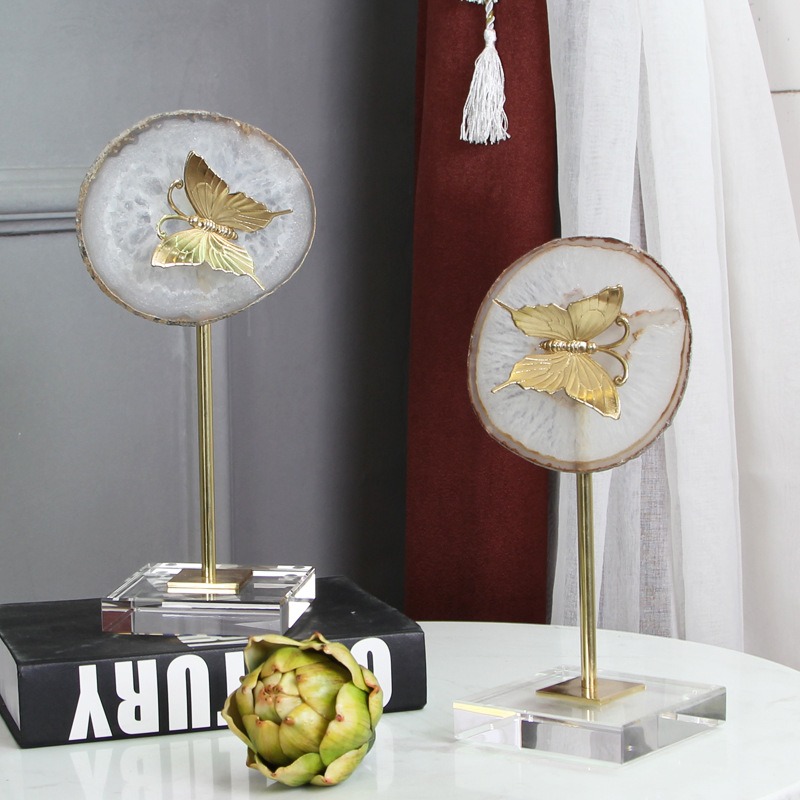 Cặp đá mã não cao cấp để bàn