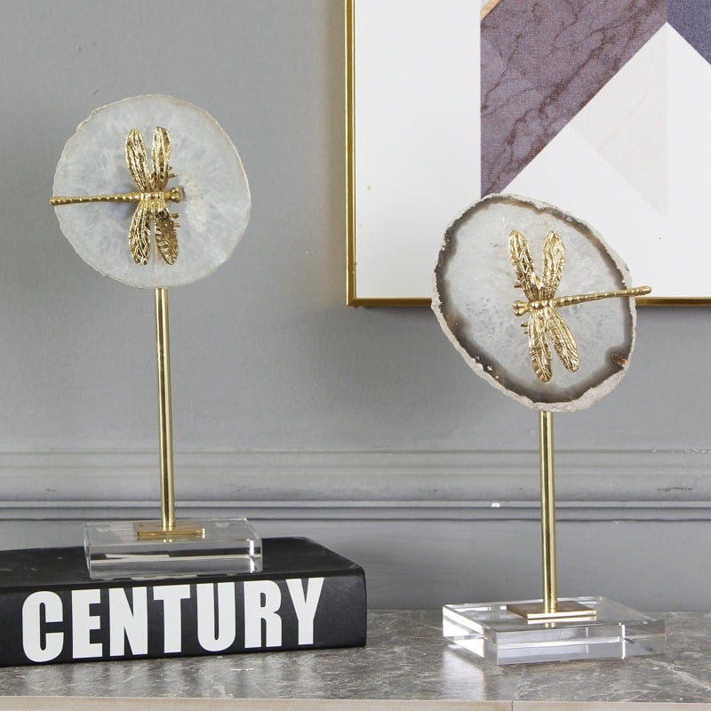 Cặp đá mã não cao cấp để bàn