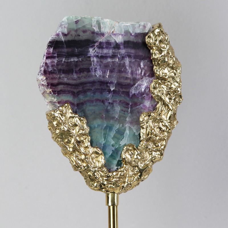 Đá pha lê trang trí phòng khách sang trọng