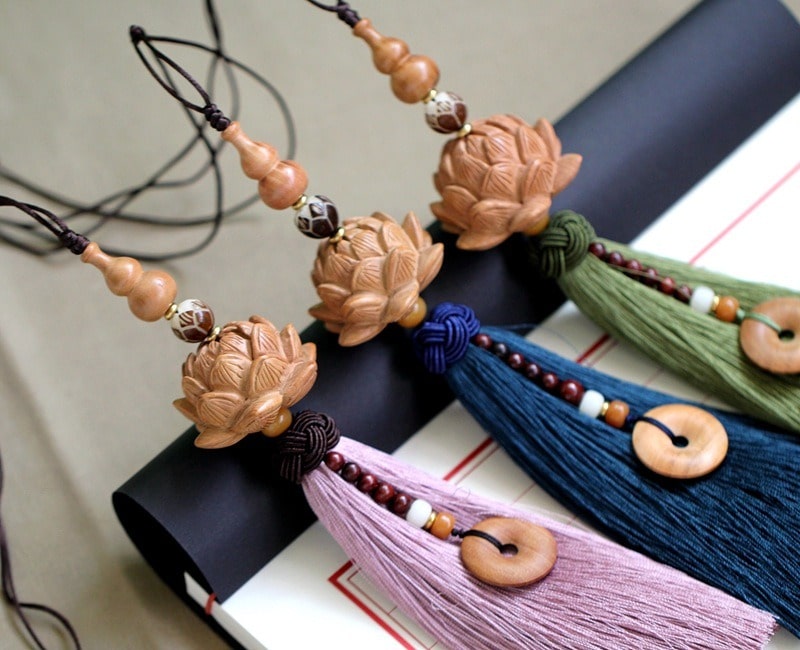 Khánh treo ô tô Hồ Lô - Hoa Sen