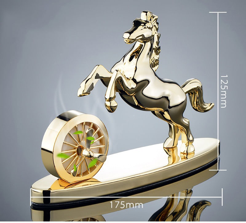 Decor xe hơi tượng ngựa phong thủy