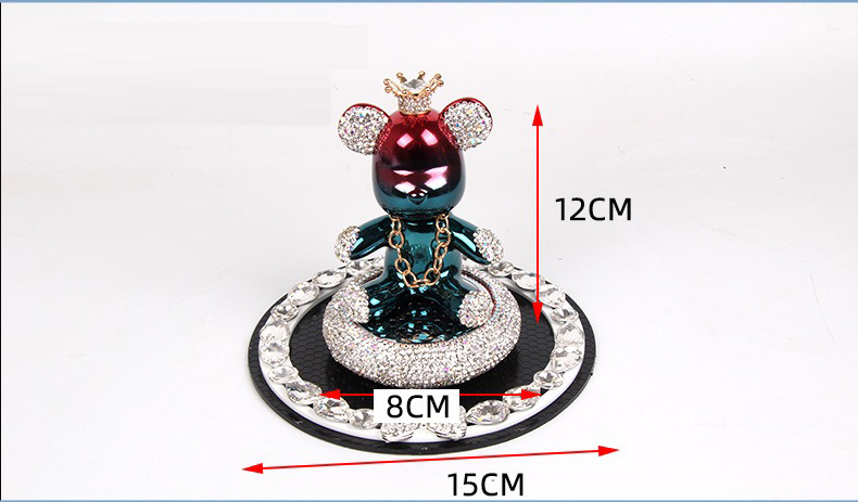 Đồ trang trí xe oto Gấu Bearbrick 