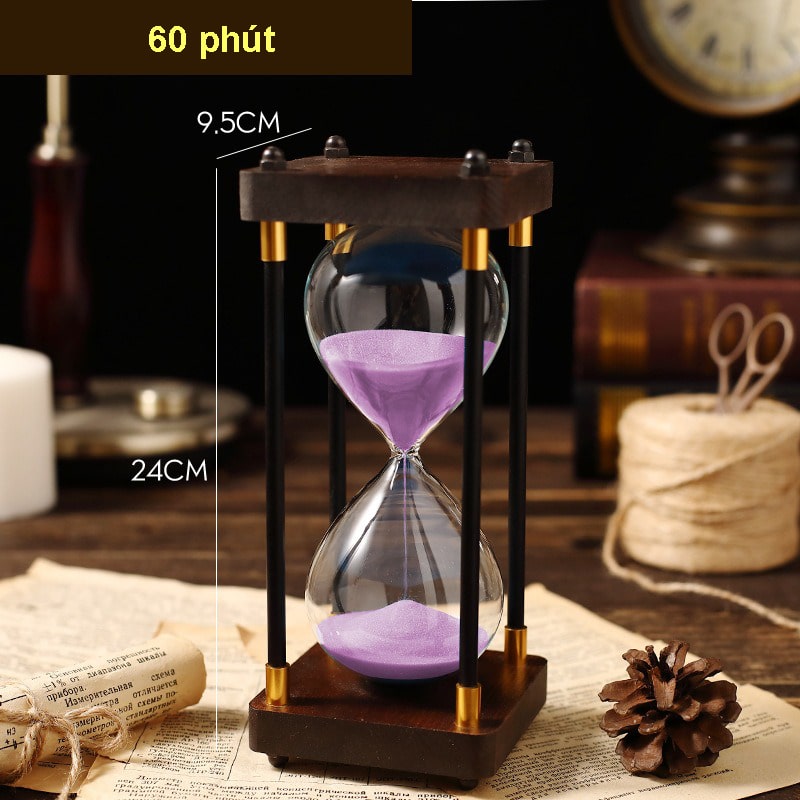 Đồng hồ cát để bàn làm việc