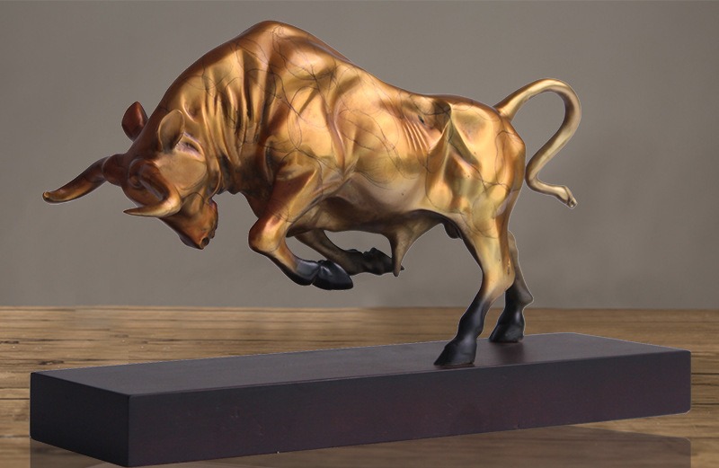 Tượng bò tót để bàn