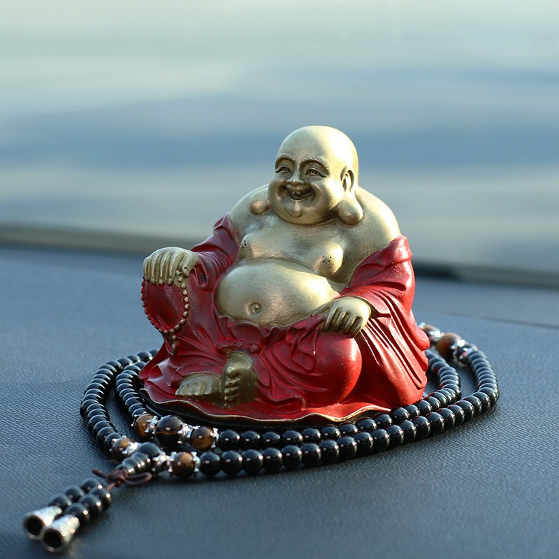 Tượng Phật Di Lặc đặt Taplo oto