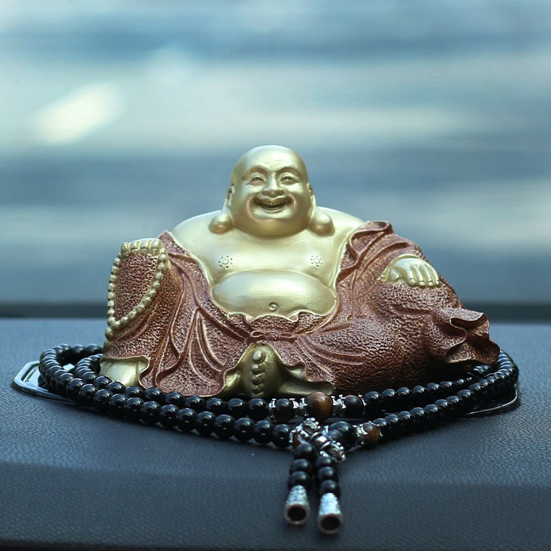 Tượng Phật Di Lặc đặt Taplo oto