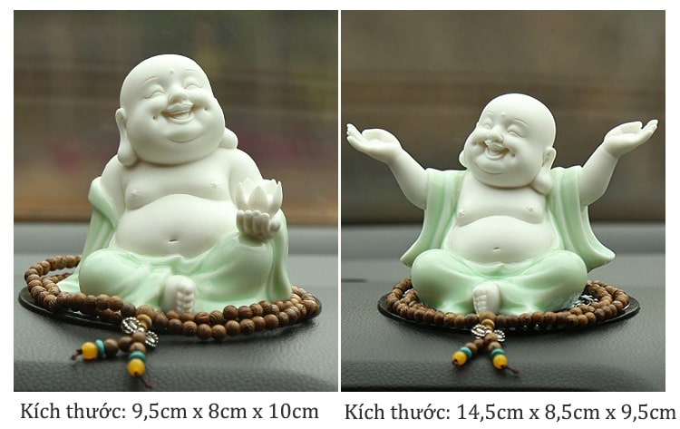 Tượng Phật Di Lặc để oto