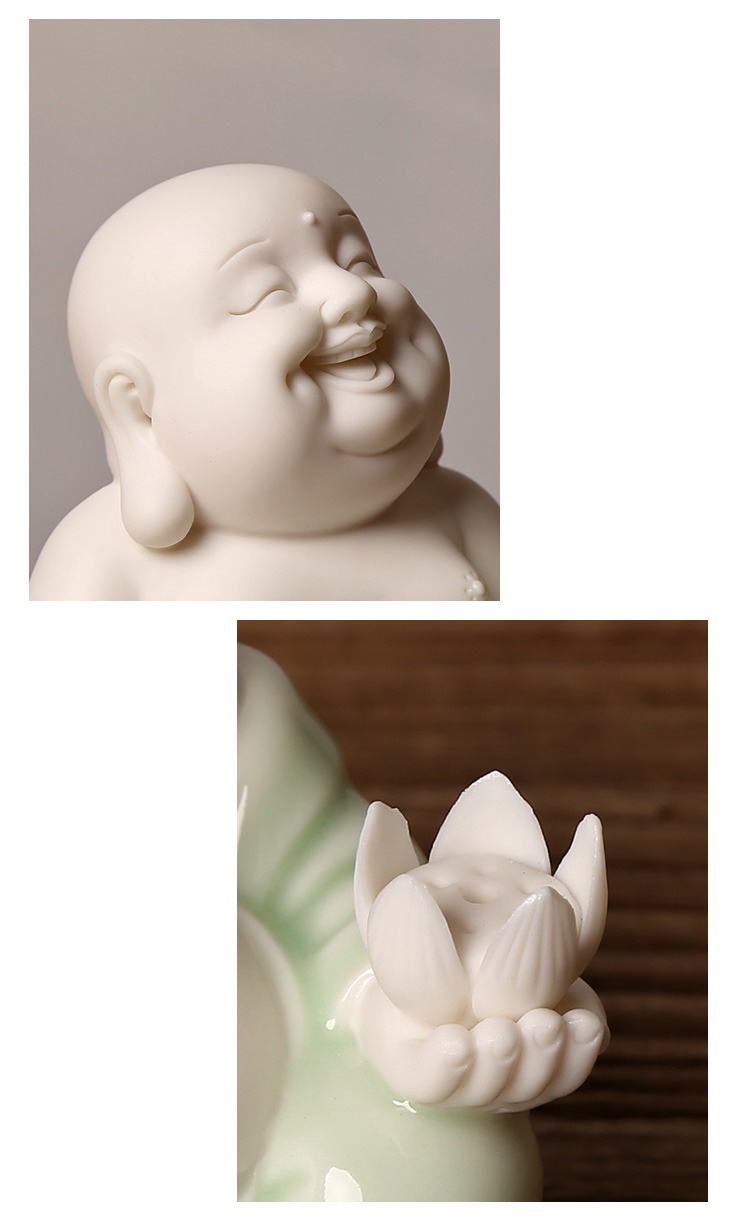 Tượng Phật Di Lặc để oto