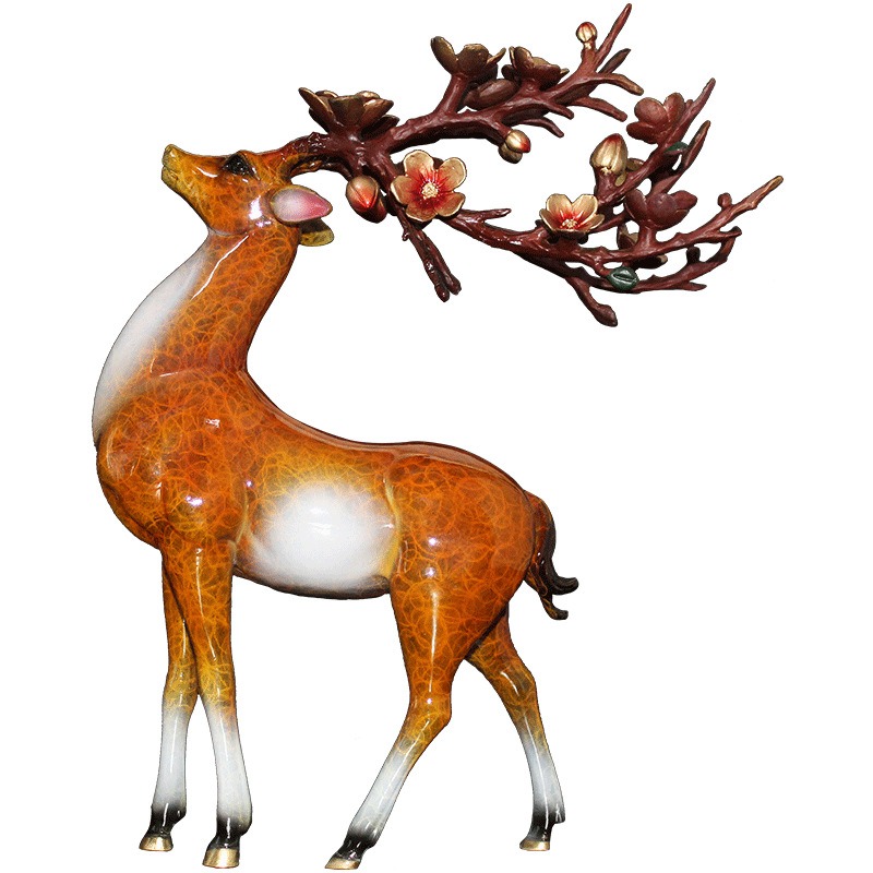 Cặp hươu hoa anh đào cao cấp Cặp hươu hoa anh đào cao cấp