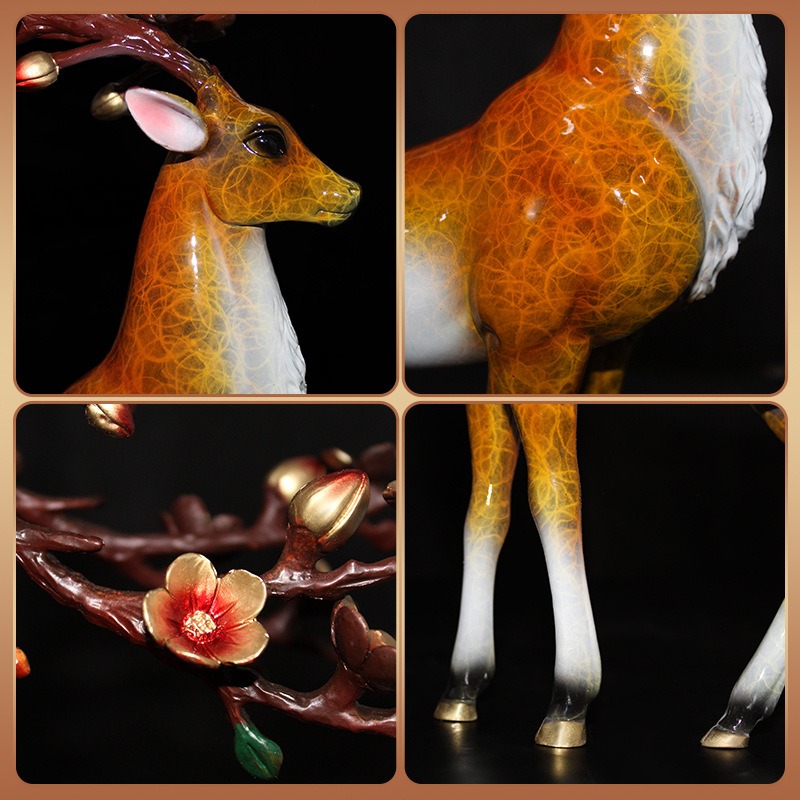 Cặp hươu hoa anh đào cao cấp Cặp hươu hoa anh đào cao cấp