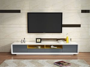 trang tri ke tivi phong khach dep