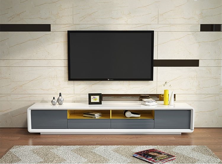 trang tri ke tivi phong khach dep