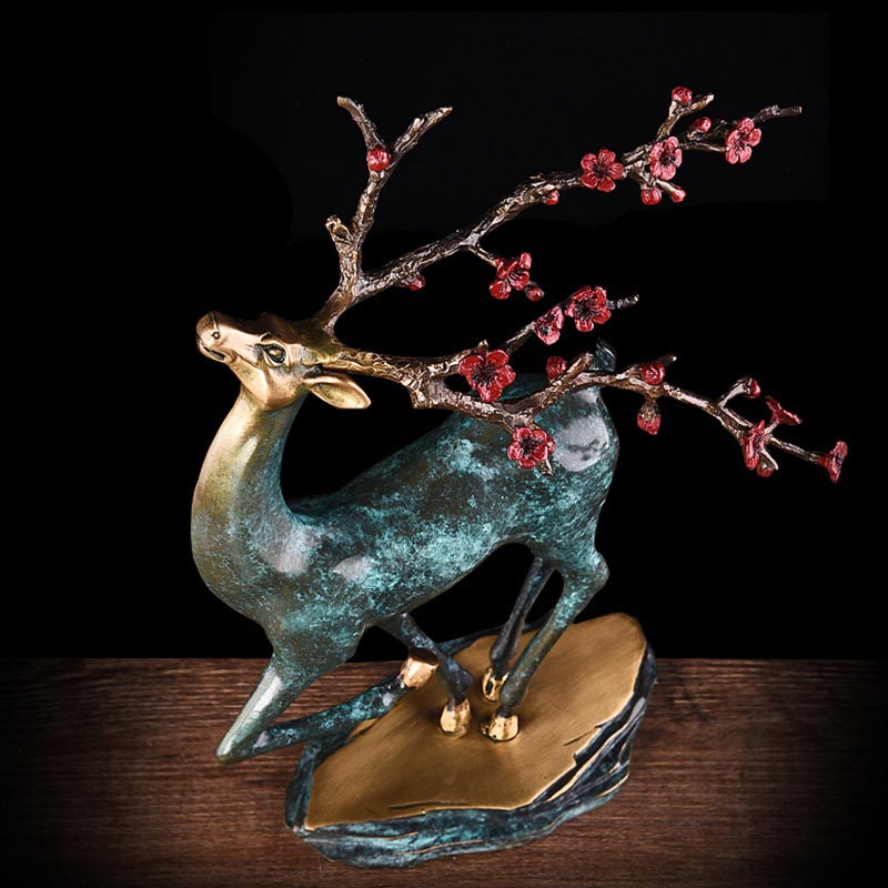 Hươu đồng trang trí nội thất