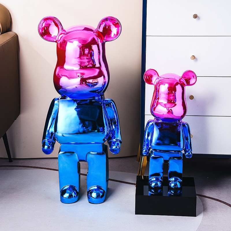 Gấu Bear mạ điện tương phản màu sắc