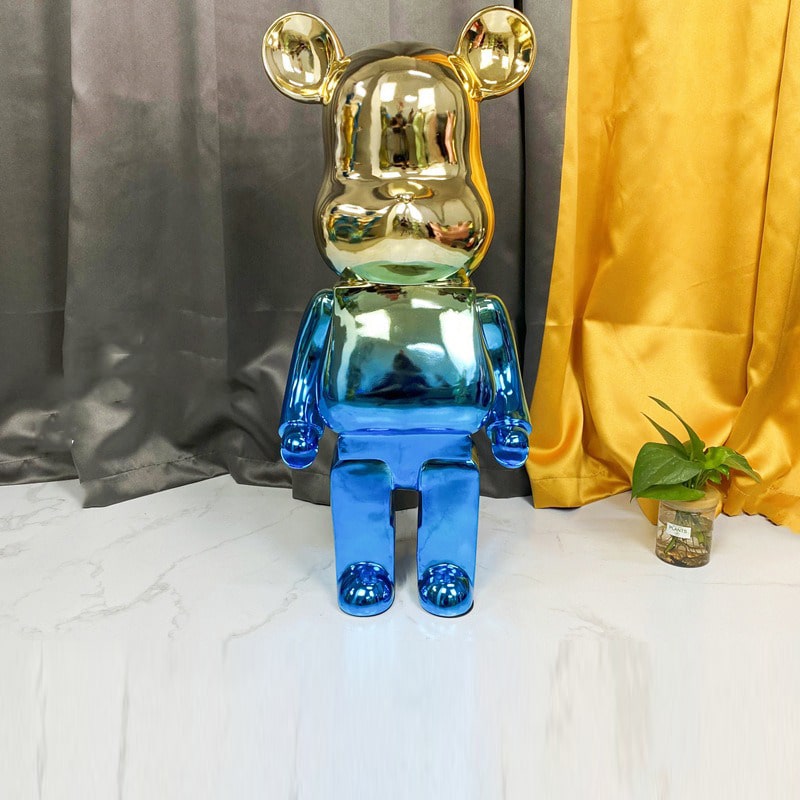 Gấu Bear mạ điện tương phản màu sắc